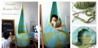 How to Knitting a Cocoon Hanging Seat with Free Pattern