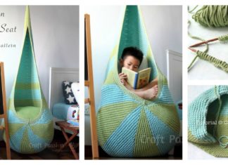 How to Knitting a Cocoon Hanging Seat with Free Pattern