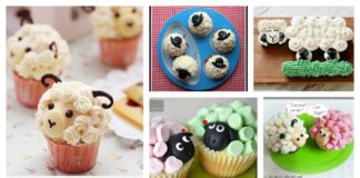 DIY Cute Sheep Cupcakes - Great Choice for Kids Birthday Party