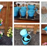 DIY Garden planter and Birds bath