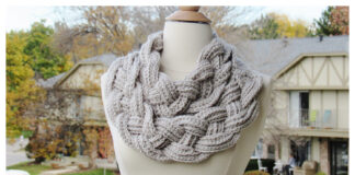 Double Layered Braided Cowl Free Crochet Pattern