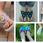18 Crochet Flip Flops with Free Pattern