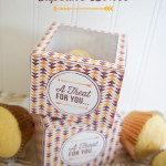 DIY Cupcake  Box with FREE Template