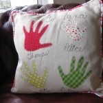 Family Handprint Cushion