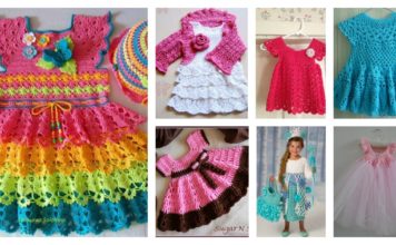 20+ Crochet Girl Dress with Free Pattern
