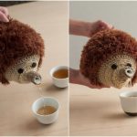 Crochet Hedgehog Teapot Cozy with Pattern