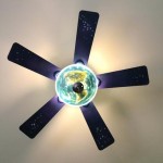 The Guy Gave This Boring Old Ceiling Fan A Beautiful Makeover