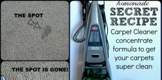 Homemade Carpet Cleaning Solution