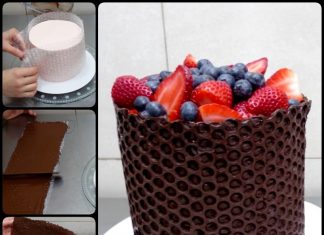 Decorate Cake With Bubble Wrap