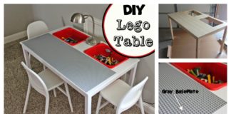 How To Transform a IKEA Table into Kids’ LEGO Play Table