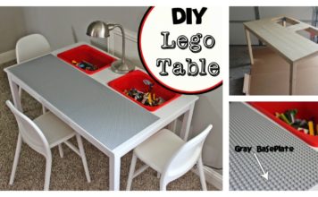 How To Transform a IKEA Table into Kids’ LEGO Play Table