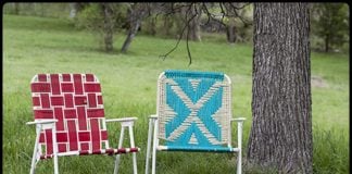 Make a Macrame Lawn Chair
