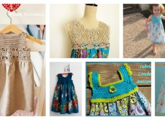 10+ Free Crochet and Fabric Dress Patterns