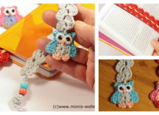 Crochet Owl Bookmark with Pattern