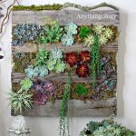 DIY Vertical Pallet Succulent Garden