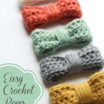 Easy Crochet Bows with Free Pattern
