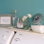 Store pods and powder detergents in glass penny candy jars