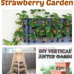 10 DIY Vertical Container Strawberry Planters