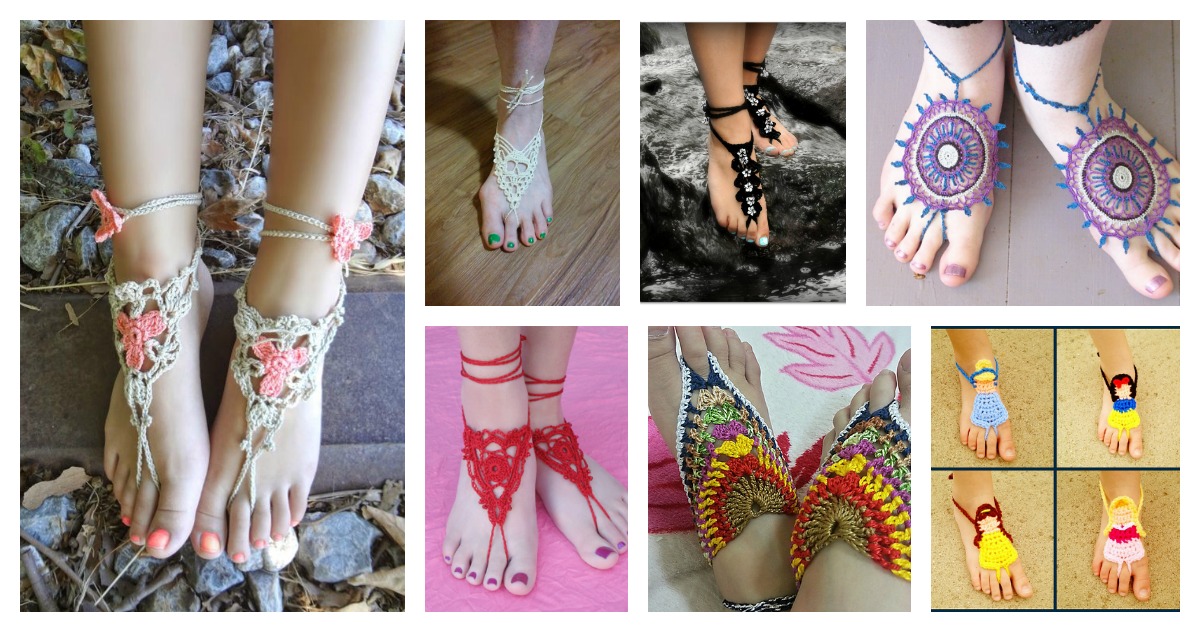 Share more than 81 crochet barefoot sandals free pattern best - dedaotaonec