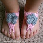 Baby Barefoot Sandal Free Crochet Pattern