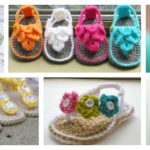 Crochet Baby Flip Flop Sandals with Patterns