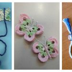 Crochet Butterfly Bookmark FREE Pattern