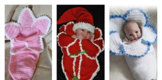 Crochet Flower Baby Cocoons Are Adorable