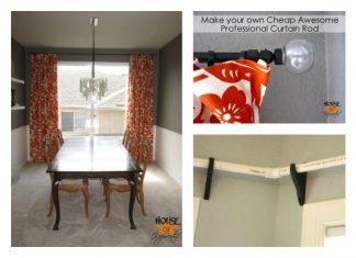 DIY PVC Pipe Curtain Rod