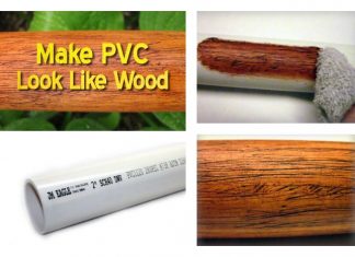 Make PVC Look Like Wood