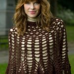 Shimmer Poncho Crochet Free Pattern