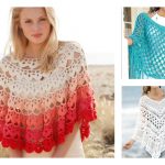 Summer Poncho Free Crochet Patterns
