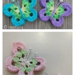 Sweet Simple Butterfly Free Crochet Pattern and Video Tutorial