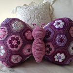 Amigurumi Butterfly Pillow Free Crochet Pattern