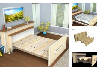 Build a DIY Built-in Roll-out Bed to Save Space