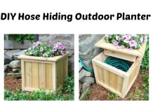 DIY Hose Hiding Outdoor Planter