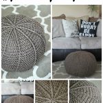 Free Crochet Floor Pouf Pattern