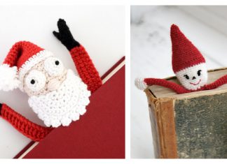 Adorable Santa Bookmark Crochet Pattern