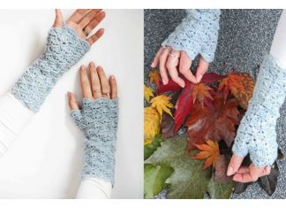 Beautiful Fingerless Gloves Free Crochet Pattern