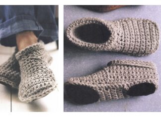 Cosy And Stylish Slipper Boots Free Crochet Pattern