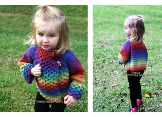 Crocodile Stitch Mandarin Coat Crochet Pattern