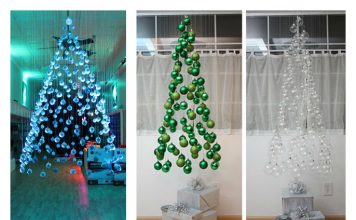 DIY Floating Christmas Tree