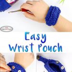 Easy Wrist Pouch Free Crochet Pattern