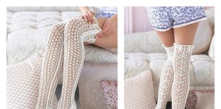 Lace Stockings Knitting Pattern