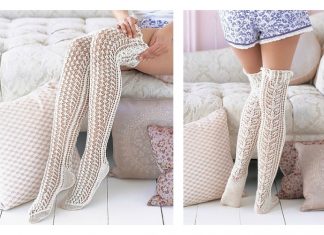 Lace Stockings Knitting Pattern
