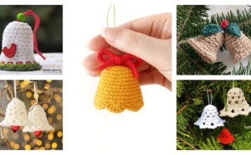 10+ Christmas Bell Ornament Free Crochet Patterns