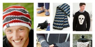 10+ Free Men's Crochet Patterns for Holiday Gift Ideas