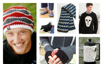 10+ Free Men's Crochet Patterns for Holiday Gift Ideas