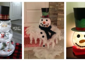 DIY Amazing Fish Bowl Snowman