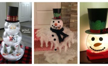 DIY Amazing Fish Bowl Snowman