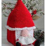 Gnome Tissue Box Cover Free Crochet Pattern
